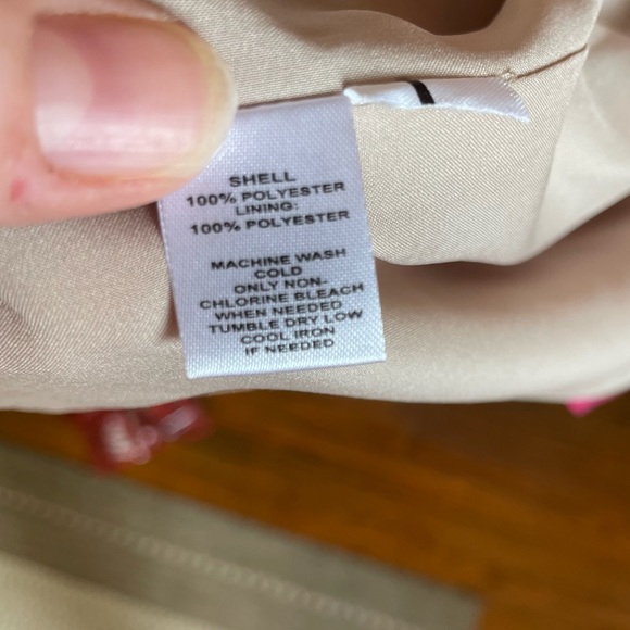 🎉HP🎉 Ann Taylor Loft Sleeveless V-Neck Flutter Dress -pink black white pattern - Picture 6 of 10